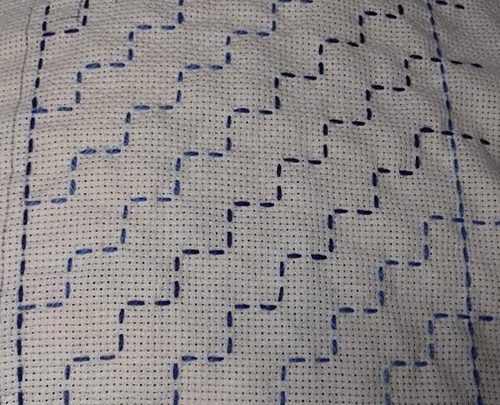 Video tutorial for embroidery with Japanese stitch (quilts)