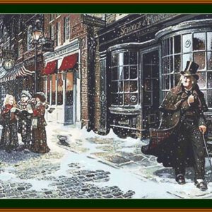 Patrones de punto de cruz de Cuento de Navidad de Dickens