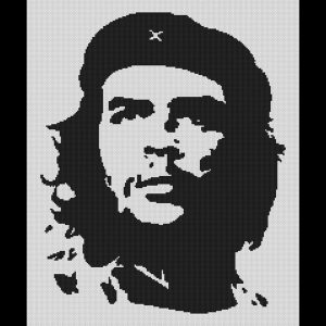 Patrones de punto de cruz de Ché Guevara