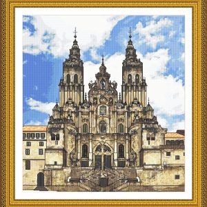 Patrones punto de cruz Catedral de Santiago de Compostela