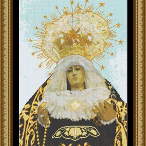 Patrones punto cruz Virgen del Pincho o Espino de Chauchina -Granada