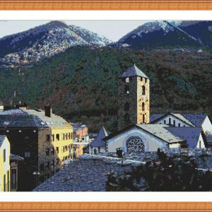 Patrones de punto de cruz de Andorra en verano