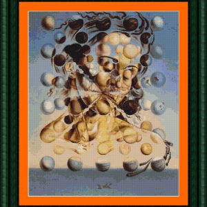 Patrones de punto de cruz del cuadro Esferas de Dalí
