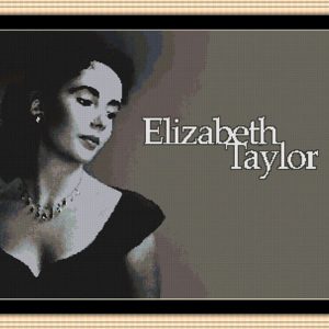 Patrones de punto de cruz de Elizabeth Taylor