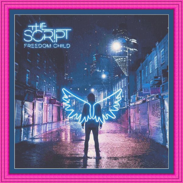 Patrones de punto de cruz del álbum Freedom Child de The Script.