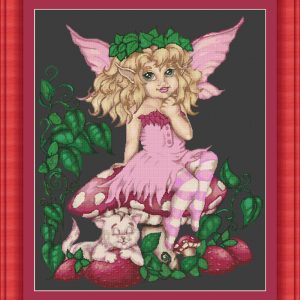 Strawberry Fairy Cross Stitch Chart