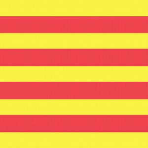 Patrones de punto de cruz de bandera catalana