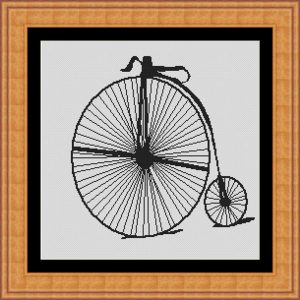 Patrones de punto de cruz de Bicicleta versión 2