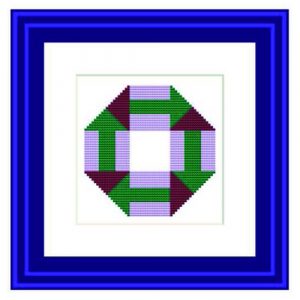 Patrones de punto de cruz de bloque de mendigo (patchwork)