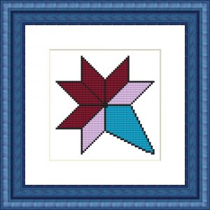 Patrones de punto de cruz de Ramo de novia  (patchwork)
