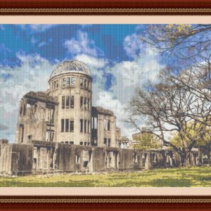 Patrones de punto de cruz de Cúpula de Hiroshima - Japón