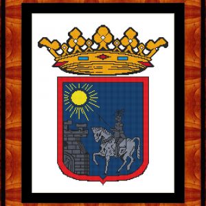 Patrones de punto de cruz del escudo de Medinaceli (Soria)