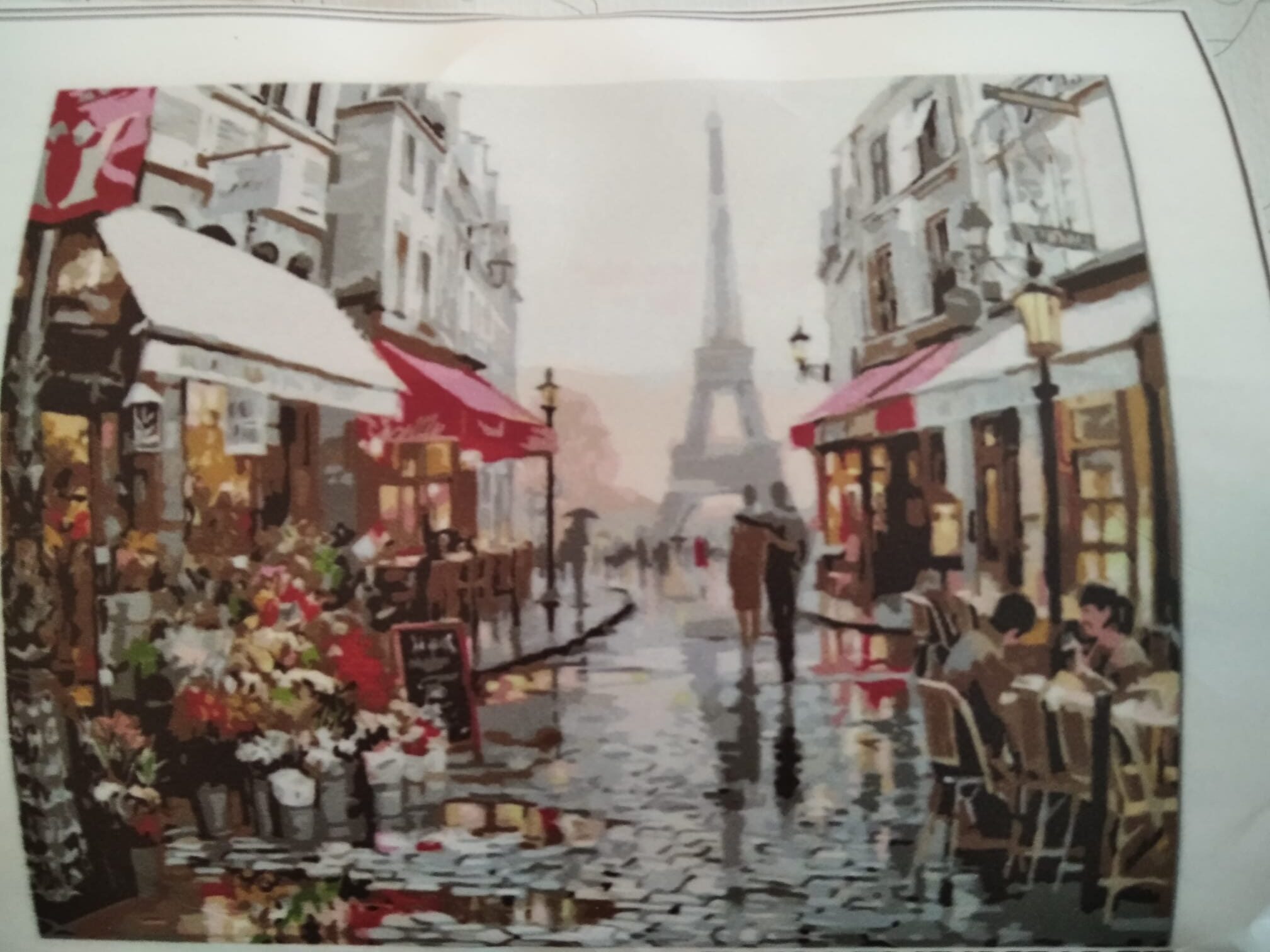 Pintar por números - Calle de París - Pinta un cuadro