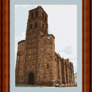 Patrones de punto de cruz de la Iglesia de la Granja de Torrehermosa