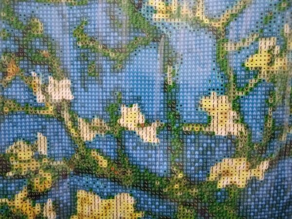 Lienzo para punto de cruz de diamante de Flores de cerezo de G. Klimt