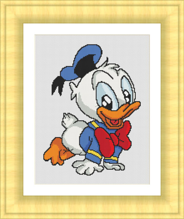 Patrones de punto de Baby Pato Donald