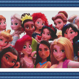 Bordado simulado Princesas Disney 2