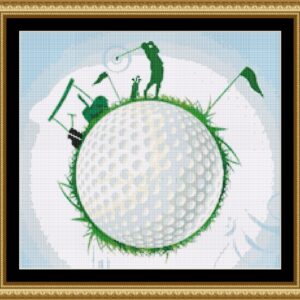 Bordado simulado pelota de golf