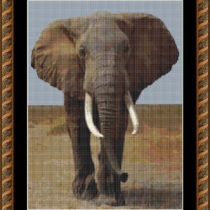 Bordado simulado Elefante