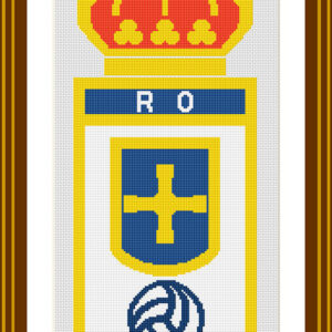 Bordado simulado Escudo Real Oviedo